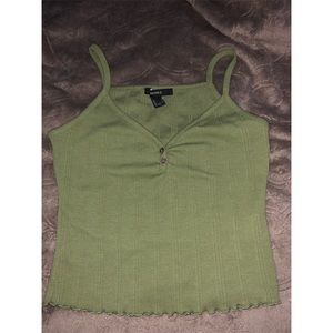 Forever 21 green tank top